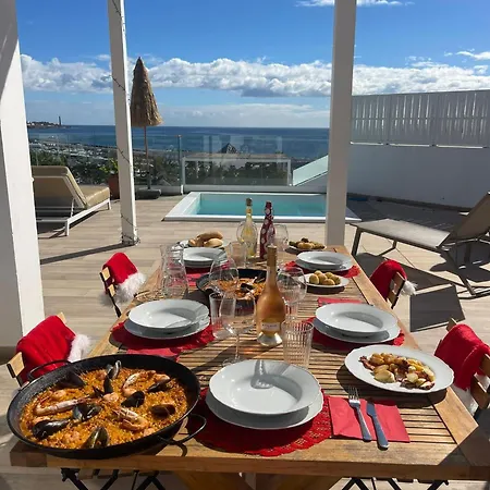 Pasitoblanco Porto Mare 7 Seaview Private Heated Pool 別荘 *