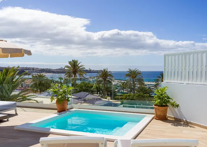 Pasitoblanco Porto Mare 7 Seaview Private Heated Pool Pasito Blanco