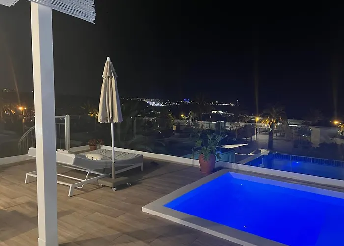 Tatil Evi Pasitoblanco Porto Mare 7 Seaview Private Heated Pool Pasito Blanco
