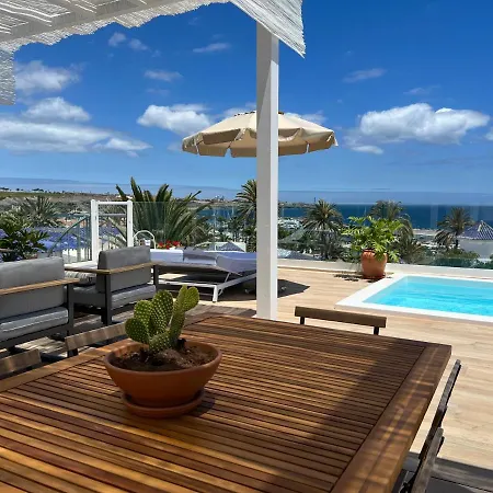 Nyaraló Pasitoblanco Porto Mare 7 Seaview Private Heated Pool Pasito Blanco