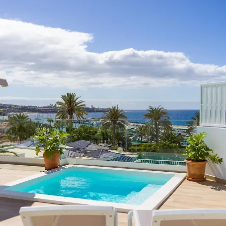 Pasitoblanco Porto Mare 7 Seaview Private Heated Pool Pasito Blanco