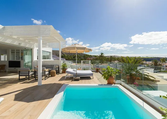 Pasitoblanco Porto Mare 7 Seaview Private Heated Pool * Pasito Blanco