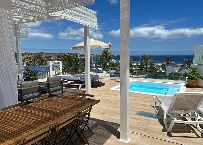 Feriehus Pasitoblanco Porto Mare 7 Seaview Private Heated Pool Pasito Blanco