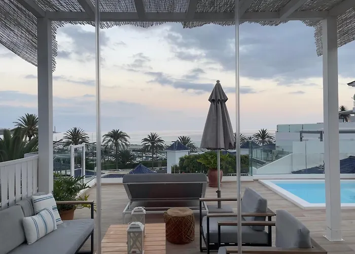 Pasitoblanco Porto Mare 7 Seaview Private Heated Pool Feriehus Pasito Blanco